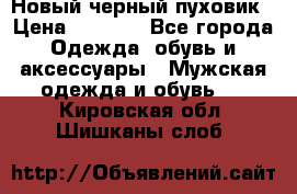 Новый черный пуховик › Цена ­ 5 500 - Все города Одежда, обувь и аксессуары » Мужская одежда и обувь   . Кировская обл.,Шишканы слоб.